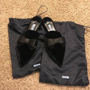 Trade!! Prada Velvet mules